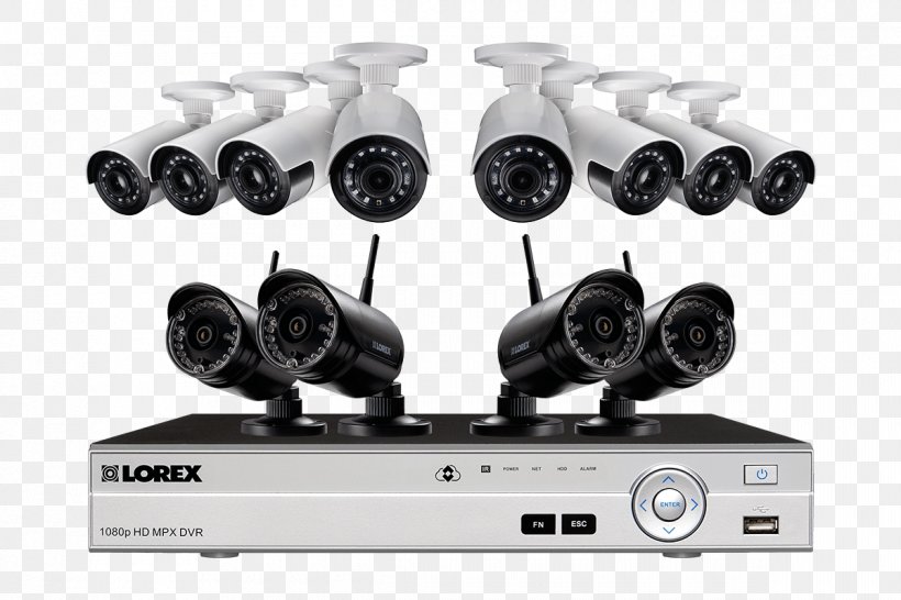 Wireless Security Camera Home Security Security Alarms & Systems Closed-circuit Television, PNG, 1200x800px, Wireless Security Camera, Black And White, Camera, Closedcircuit Television, Digital Video Recorders Download Free