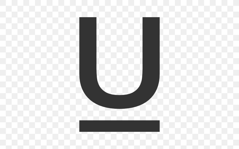 Underline Symbol Download Font, PNG, 512x512px, Underline, Black, Brand, Logo, Rectangle Download Free