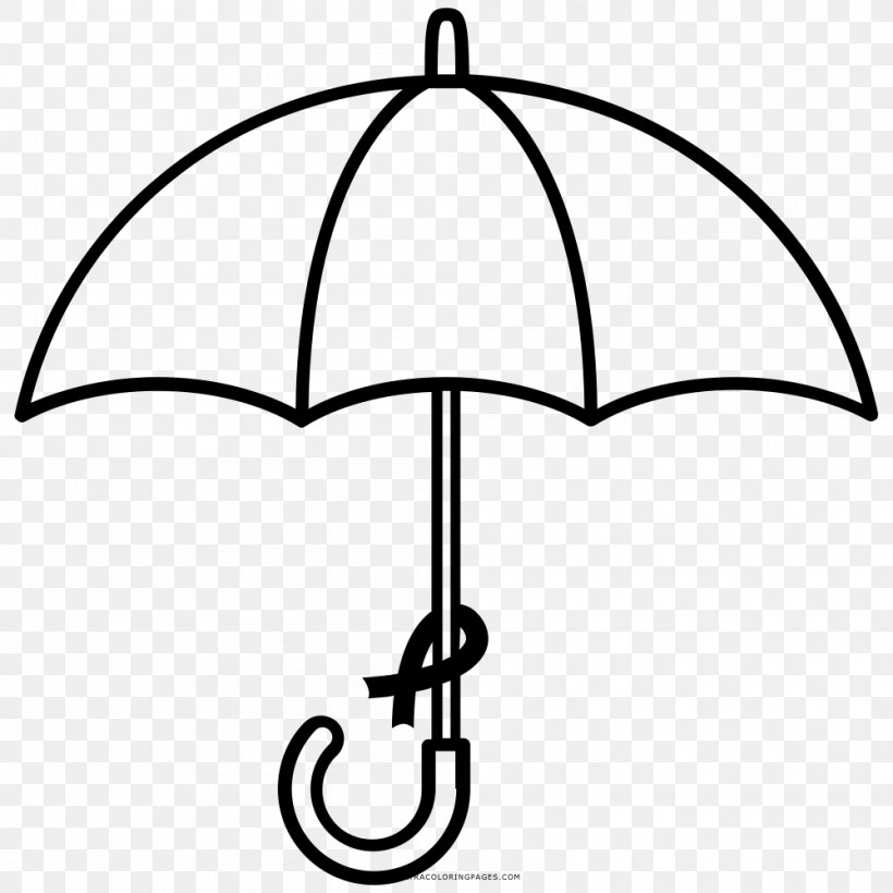 Drawing Umbrella Rain Coloring Book, PNG, 1000x1000px, Drawing, Area, Black And White, Child, Clothing Accessories Download Free