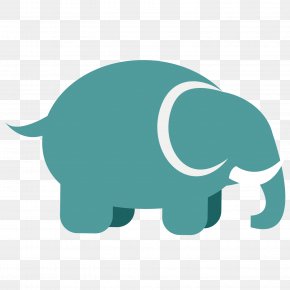 Blue Elephant - Elephant Green Clip Art PNG