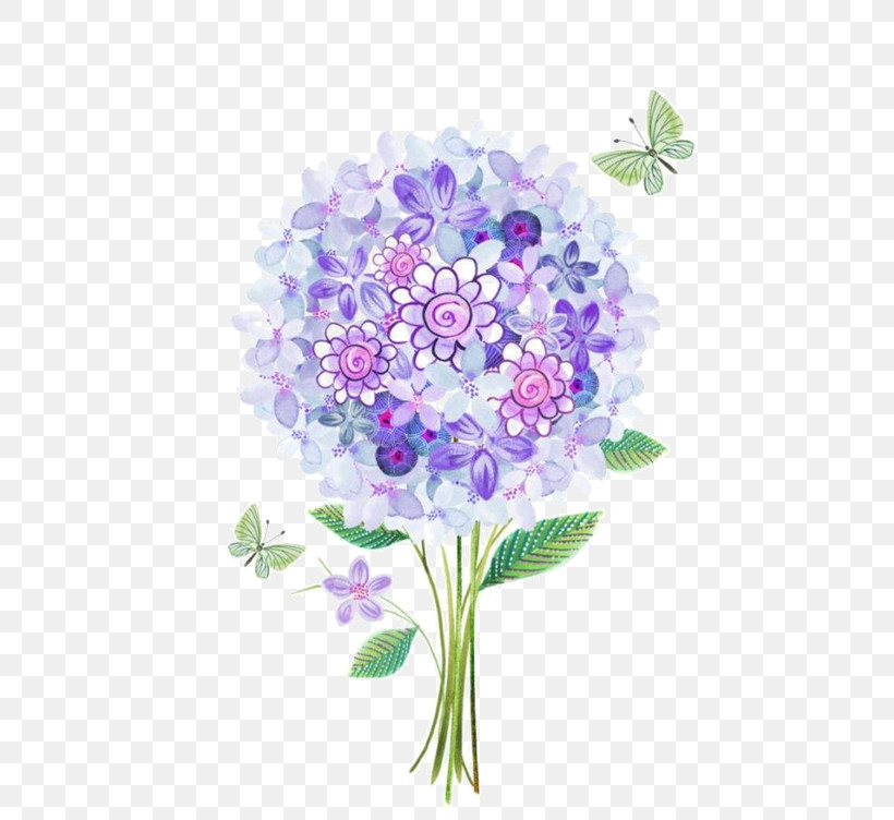 Flower Violet Purple Lilac Plant, PNG, 565x752px, Flower, Bouquet, Hydrangea, Lilac, Plant Download Free