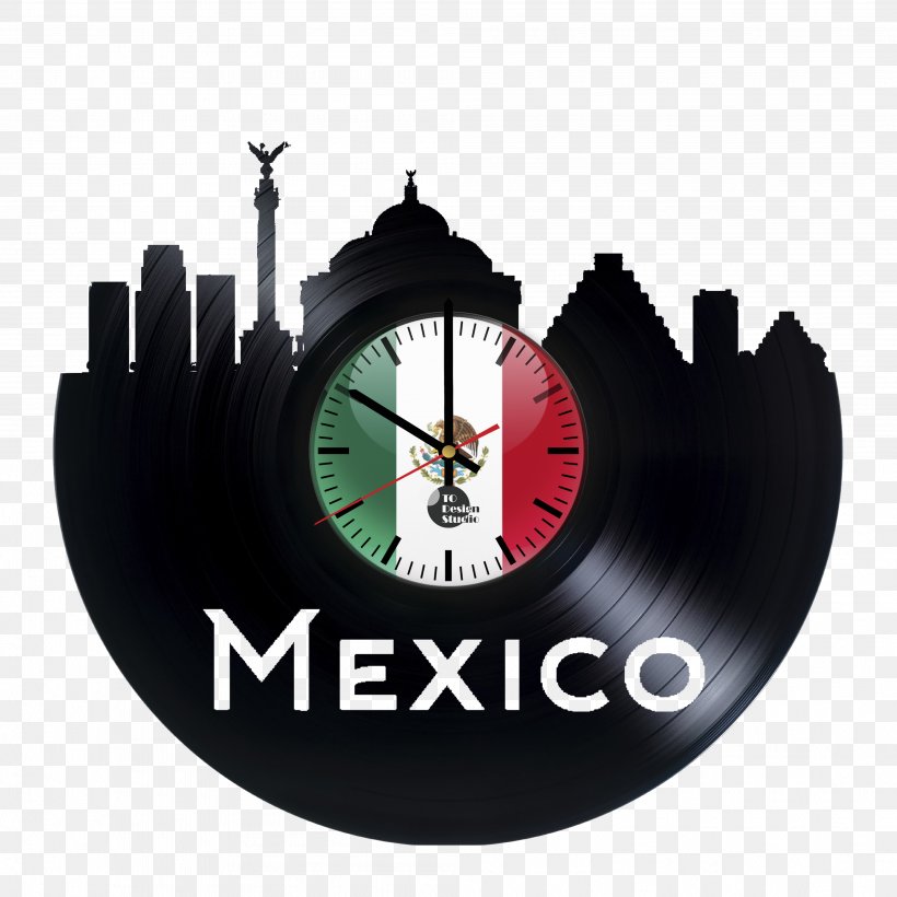 Clock Phonograph Record Mexico Furniture Wall, PNG, 4016x4016px, Watercolor, Cartoon, Flower, Frame, Heart Download Free
