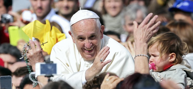 Domus Sanctae Marthae Laudato Si' Pope Francis United States Jubilee, PNG, 2422x1126px, Domus Sanctae Marthae, Audience, Crowd, Donald Trump, His Holiness Download Free