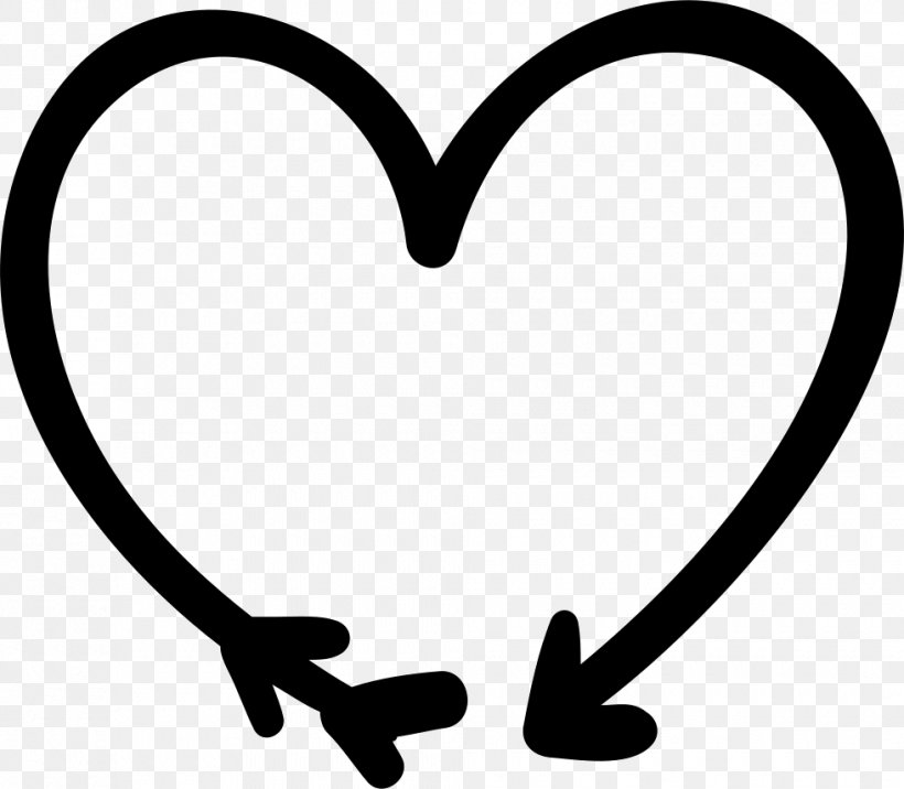 Heart Arrow Symbol Clip Art, PNG, 980x856px, Heart, Black And White, Love, Monochrome Photography, Sign Download Free