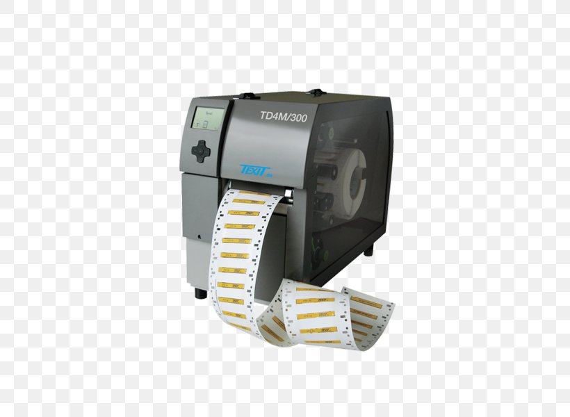 Label Printer Thermal-transfer Printing Thermal Printing Texit Deutschland GmbH, PNG, 600x600px, Printer, Computer Hardware, Hardware, Industrial Design, Intuition Download Free
