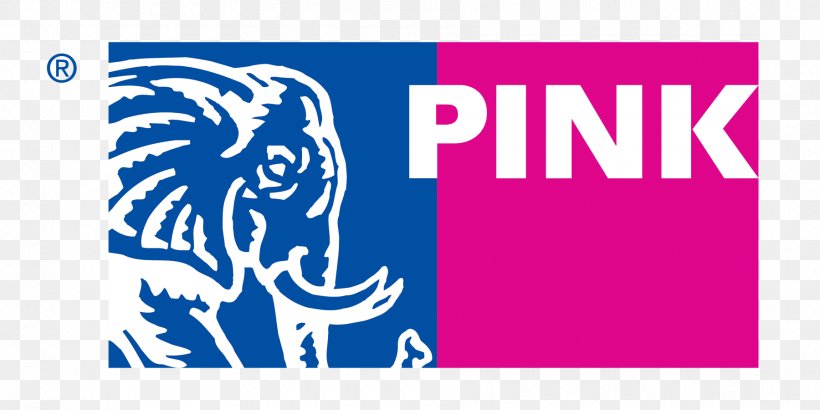 Logo Vector Graphics Pink Elephant South Africa Elephants Management, PNG, 1800x900px, Logo, Area, Blue, Brand, Business Download Free