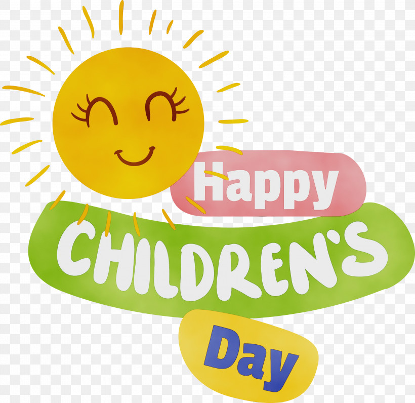 Emoticon, PNG, 3000x2914px, Childrens Day, Emoticon, Happiness, Happy Childrens Day, Logo Download Free