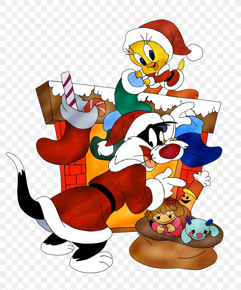 Tweety Sylvester Bugs Bunny Looney Tunes Christmas, PNG, 2500x3000px, Tweety, Animation, Art, Bugs Bunny, Cartoon Download Free