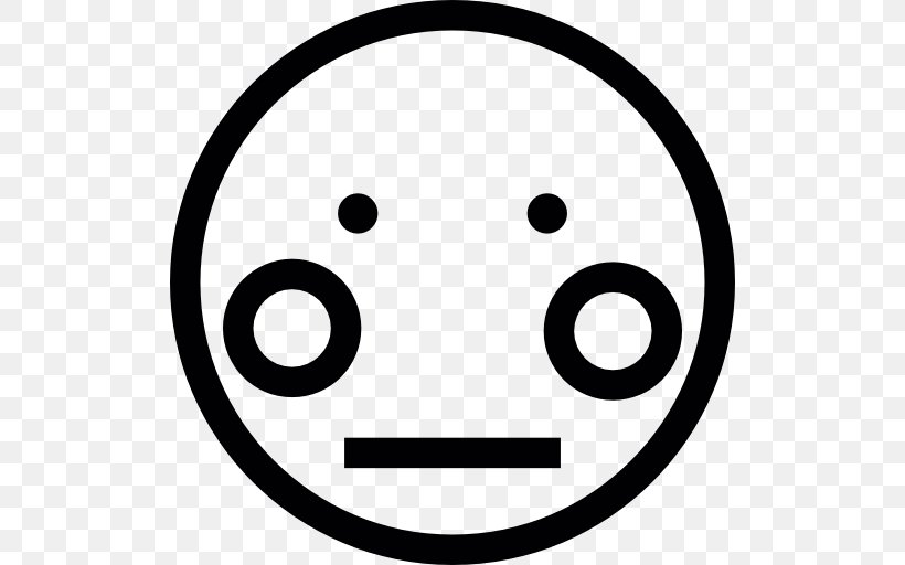 Emoticon Shame Download Clip Art, PNG, 512x512px, Emoticon, Area, Avatar, Black And White, Drawing Download Free