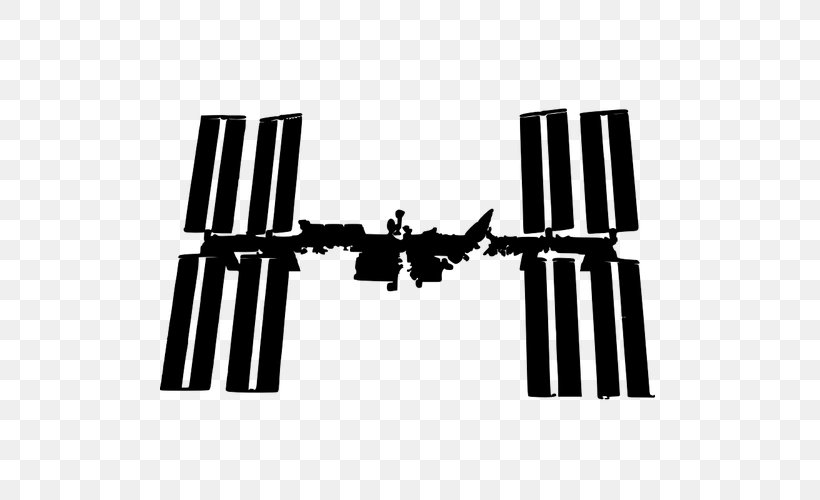 International Space Station Drawing Outer Space, PNG, 500x500px, International Space Station, Astronaut, Astronautics, Black, Black And White Download Free