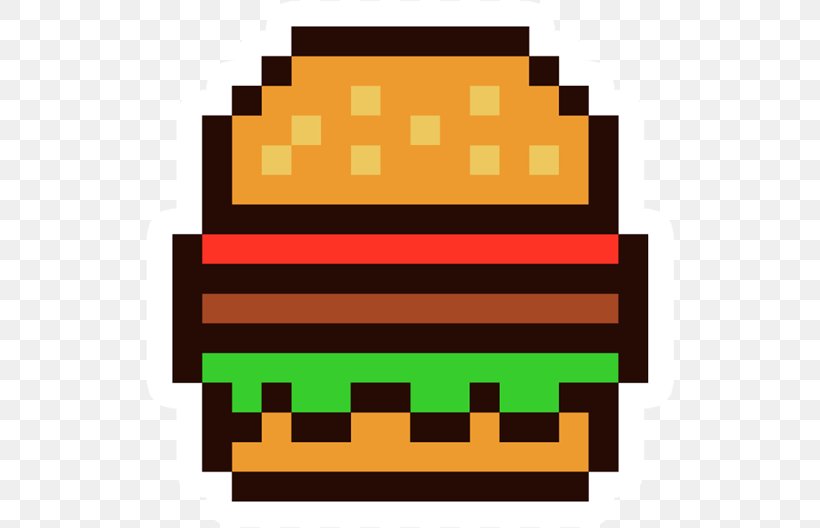 Pixel Art Hamburger