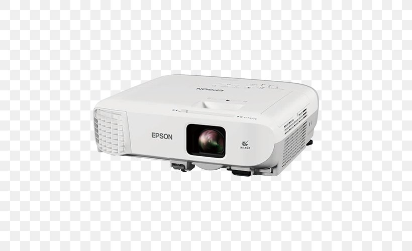 LCD Projector Multimedia Projectors Epson EB-970 Hardware/Electronic 3LCD, PNG, 500x500px, Lcd Projector, Electronic Device, Electronics, Electronics Accessory, Epson Download Free
