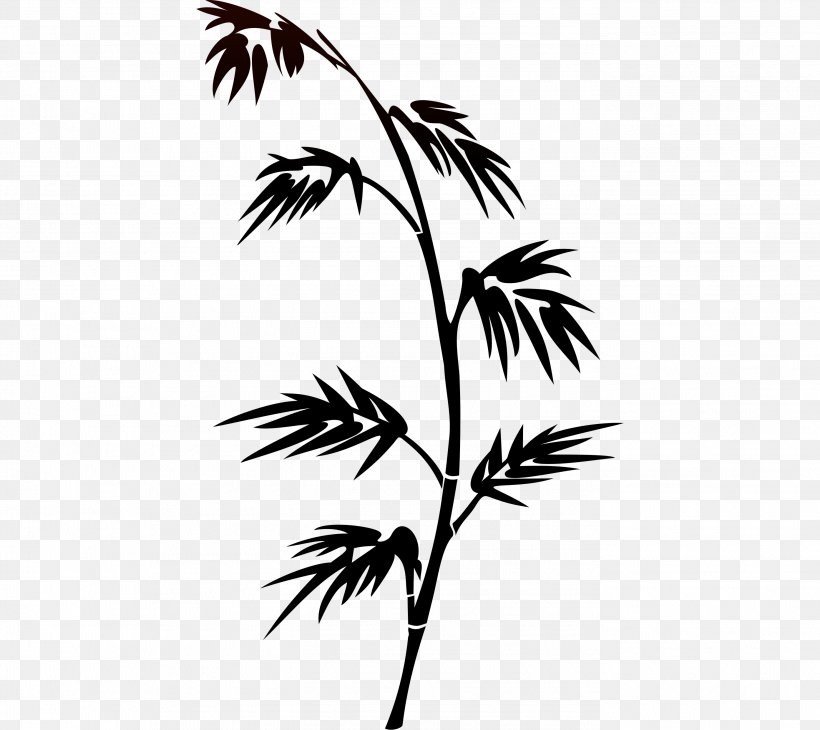 Silhouette Bamboo Image Design, PNG, 2786x2481px, Silhouette, Arecales, Bamboo, Black, Black And White Download Free