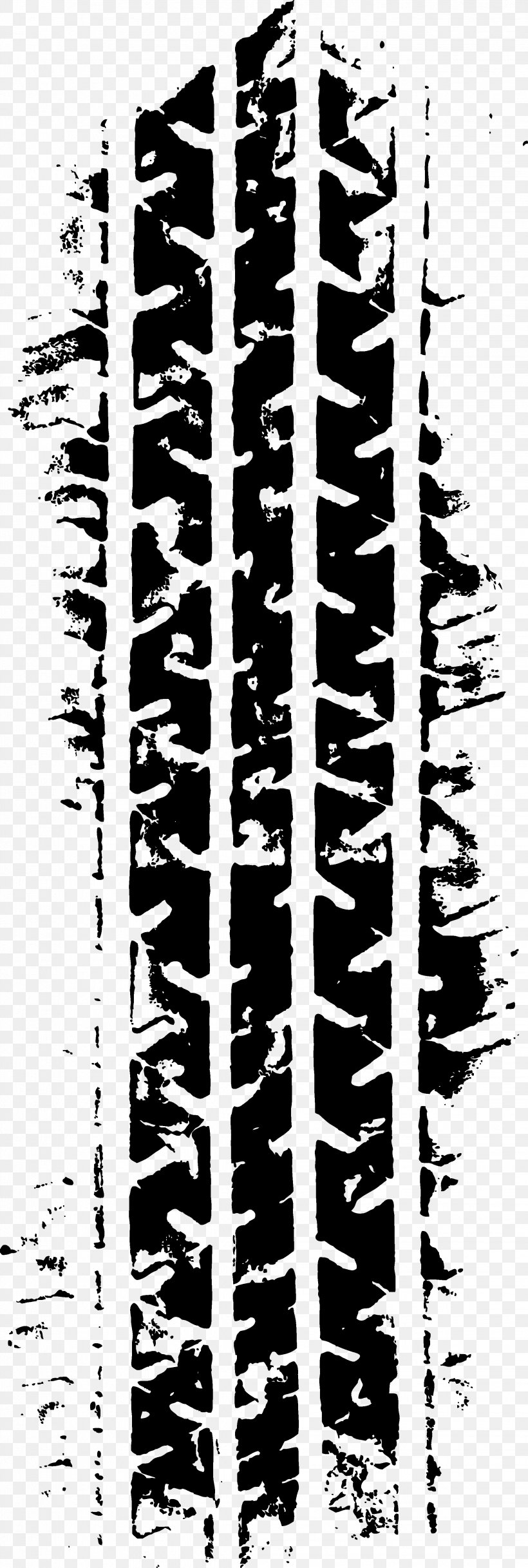 Tire Tread Skid Mark Car, PNG, 2244x6663px, Car, All Terrain Vehicle, Automotive Tire, Bicycle Tires, Black And White Download Free