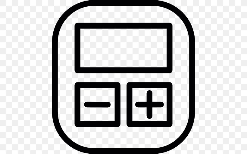 Calculator Clip Art, PNG, 512x512px, Calculator, Addition, Area, Black And White, Brand Download Free