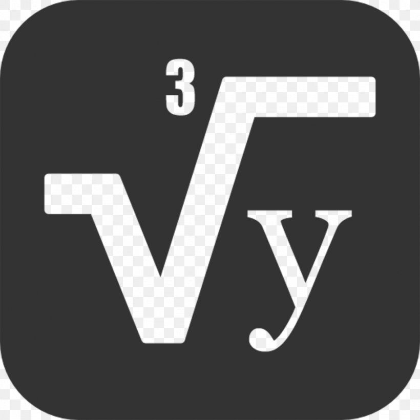 Mathematics Formula Square Root Zero Of A Function, PNG, 1024x1024px, Mathematics, Algebra, Android, Area, Black And White Download Free