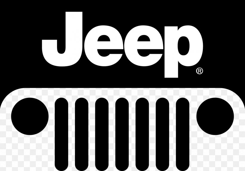 Jeep Wrangler Car Jeep CJ Logo, PNG, 1813x1269px, Jeep, Black And White, Brand, Car, Cdr Download Free