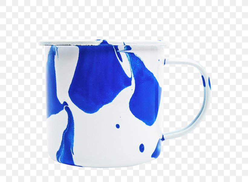 Mug Cobalt Blue Vitreous Enamel Plastic, PNG, 600x600px, Mug, Blue, Bowl, Bread Pan, Cobalt Blue Download Free