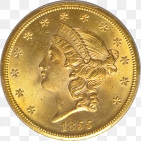 Coin - Coin Gold Bronze 01504 Brass PNG