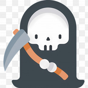 Reaper - Grim Reaper With Hood And Scythe PNG