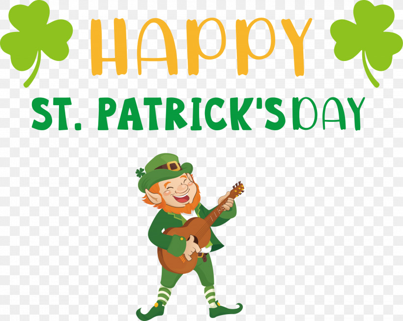 Saint Patrick Patricks Day, PNG, 3000x2391px, Saint Patrick, Behavior, Cartoon, Character, Christmas Day Download Free