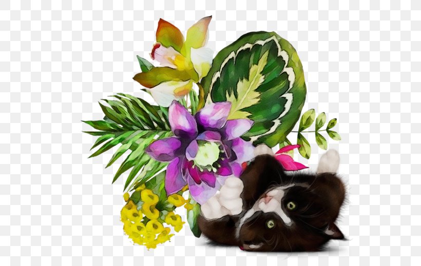 Bouquet Of Flowers Drawing, PNG, 600x519px, Watercolor, Anthurium, Artificial Flower, Bouquet, Cat Download Free