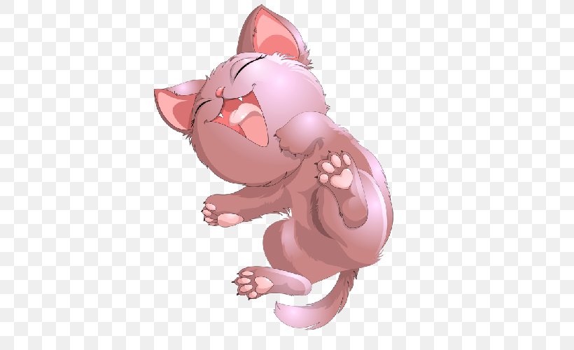 Cat Mouse Cartoon Pink M, PNG, 500x500px, Cat, Carnivoran, Cartoon, Cat Like Mammal, Fictional Character Download Free