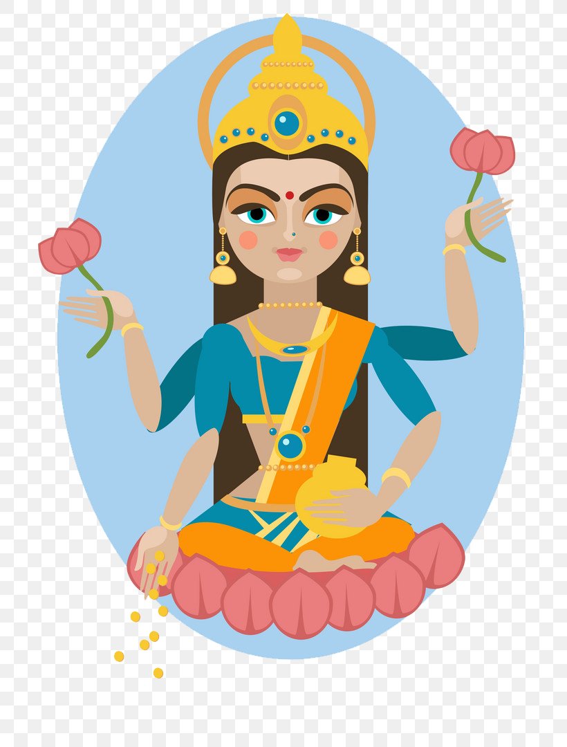 Clip Art Vector Graphics Illustration Lakshmi Royalty-free, PNG, 724x1080px, Lakshmi, Art, Cartoon, Fictional Character, Fotosearch Download Free