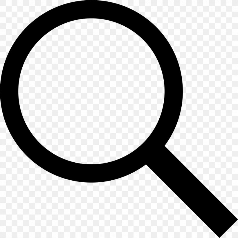 Symbol, PNG, 980x982px, Symbol, Black And White, Button, Magnifying Glass, Youtube Download Free