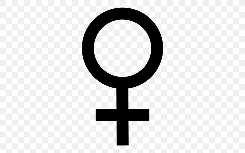 Gender Symbol Female, PNG, 512x512px, Gender Symbol, Area, Cross, Female, Male Download Free