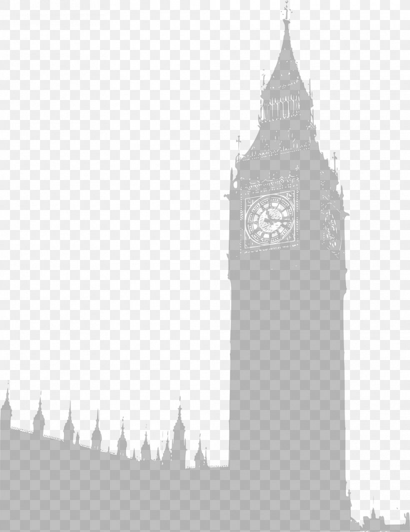 Palace Of Westminster Big Ben Clip Art, PNG, 986x1280px, Palace Of Westminster, Big Ben, Black And White, Building, Clock Tower Download Free