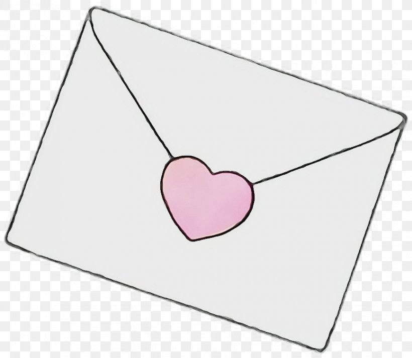 Envelope, PNG, 866x754px, Watercolor, Envelope, Heart, Paint, Paper Download Free