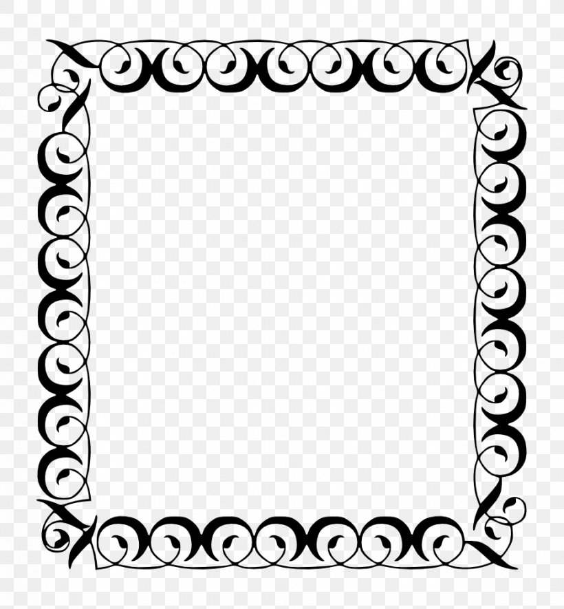 Square Template Clip Art, PNG, 926x1000px, Template, Area, Black, Black And White, Border Download Free
