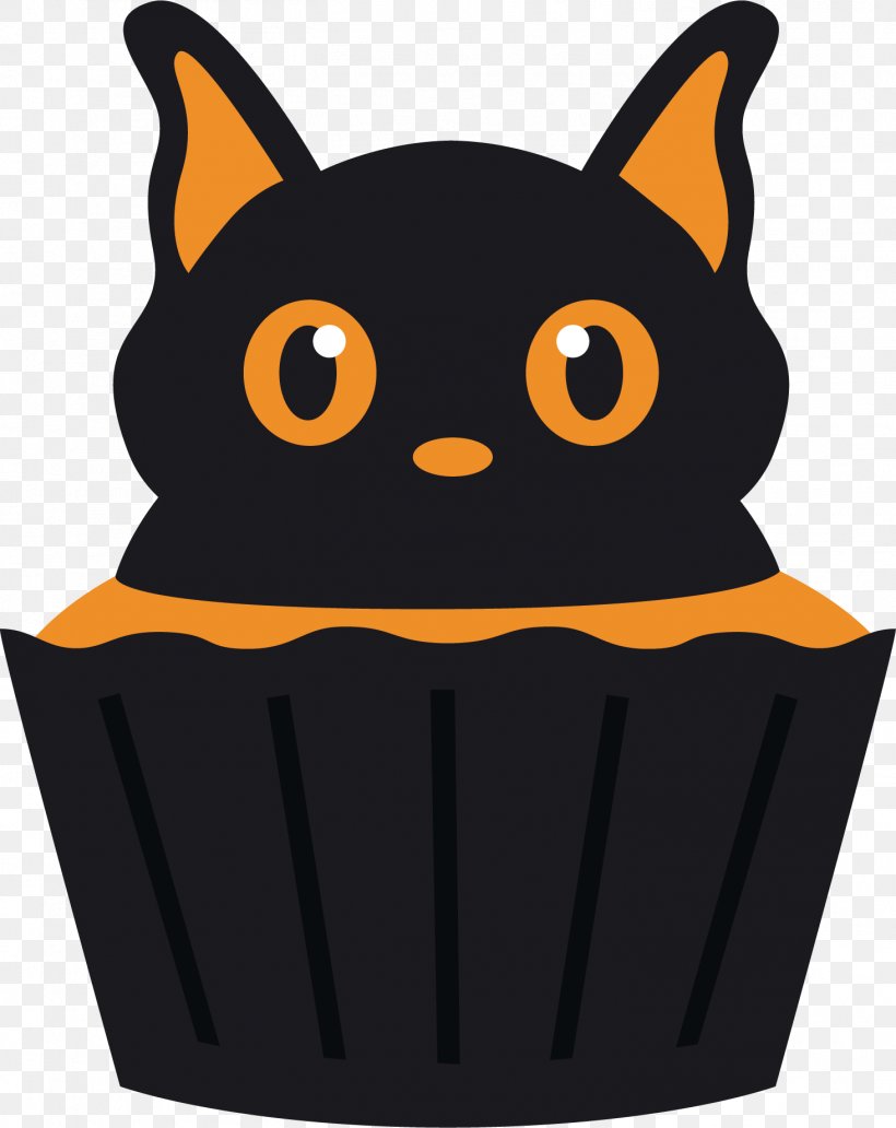 Black Cat Kitten Whiskers Halloween, PNG, 1464x1844px, Watercolor, Cartoon, Flower, Frame, Heart Download Free