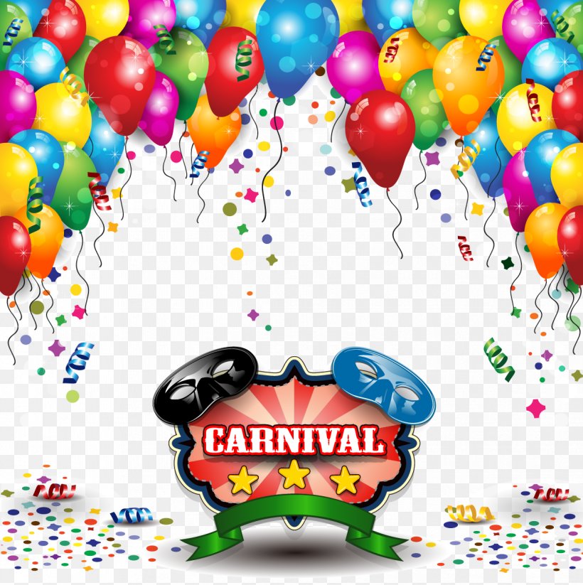 Carnival Party Illustration, PNG, 1239x1245px, Carnival Of Venice, Balloon, Carnival, Confetti, Illustration Download Free