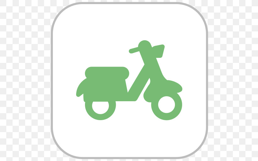 Green Vehicle Transport Sticker Scooter, PNG, 512x512px, Green, Scooter, Sticker, Transport, Vehicle Download Free