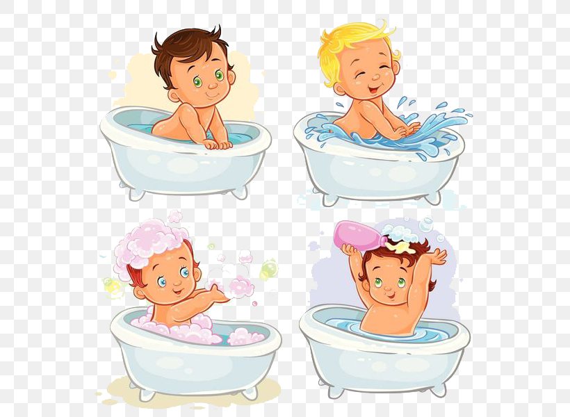 Bathing Stock Illustration Illustration, PNG, 600x600px, Bathing, Bathtub, Child, Drawing, Drinkware Download Free