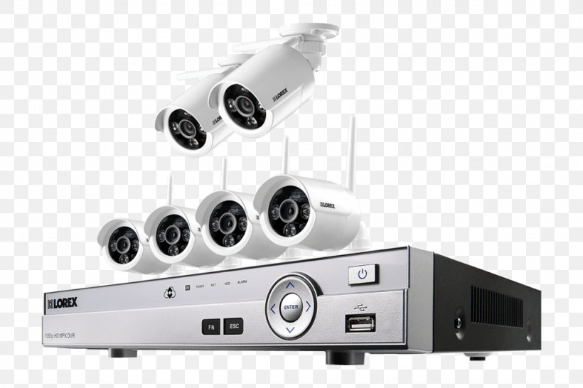 Digital Video Recorders Closed-circuit Television Wireless Security Camera 1080p Lorex Technology Inc, PNG, 1024x683px, Digital Video Recorders, Analog High Definition, Audio Receiver, Camera, Closedcircuit Television Download Free