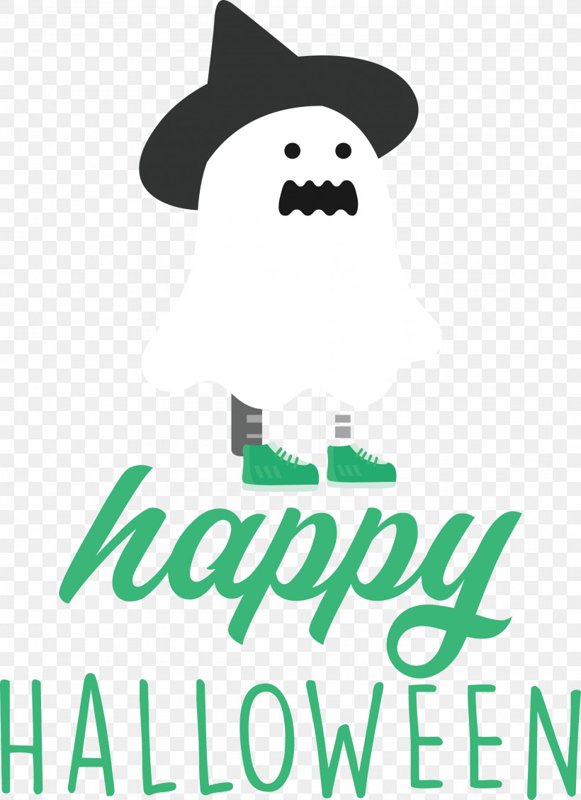 Happy Halloween, PNG, 2178x3000px, Happy Halloween, Behavior, Biology, Green, Happiness Download Free