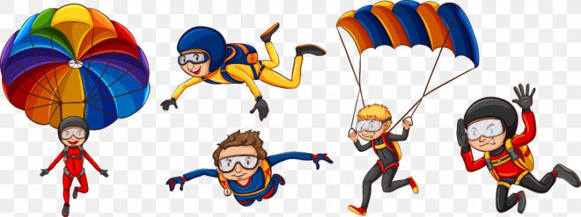 Parachute Extreme Sport Parachuting Air Sports Fun, PNG, 899x336px, Parachute, Adventure, Air Sports, Extreme Sport, Fun Download Free