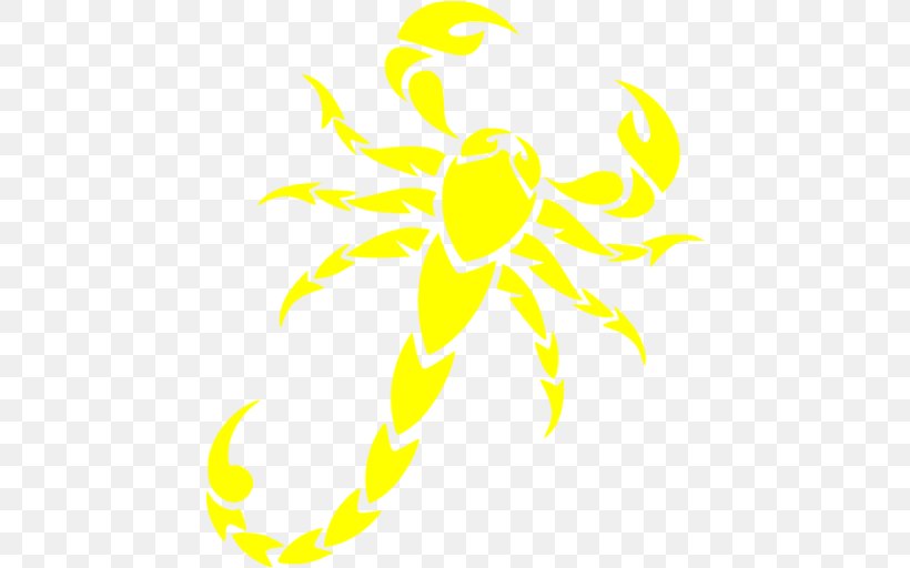 Scorpion Insect Yellow Clip Art, PNG, 512x512px, Scorpion, Arthropod, Artwork, Code, Color Download Free