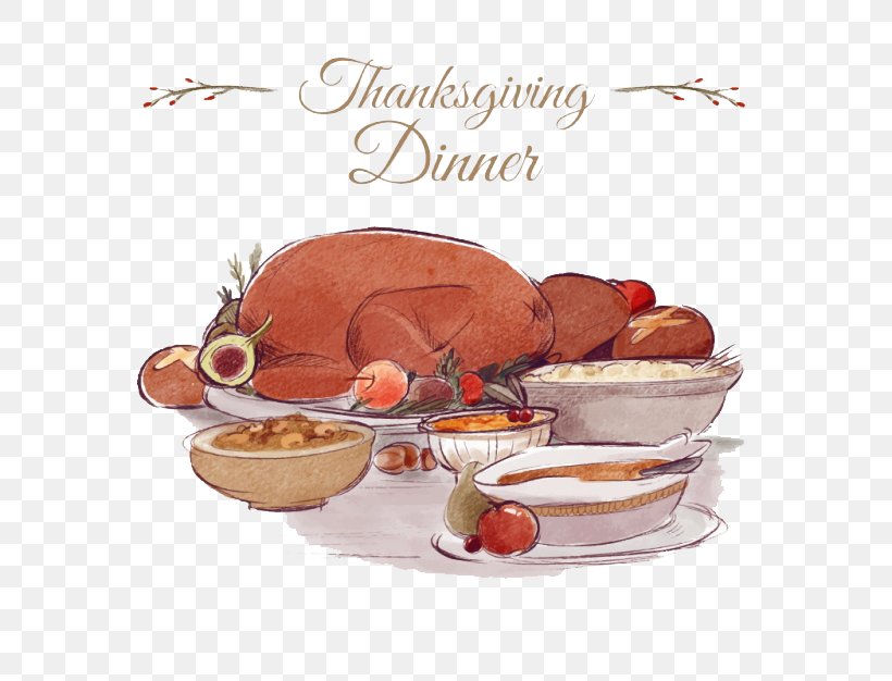 Turkey Wedding Invitation Thanksgiving Dinner Watercolor Painting, PNG, 626x626px, Turkey, Christmas, Christmas Dinner, Cuisine, Dish Download Free