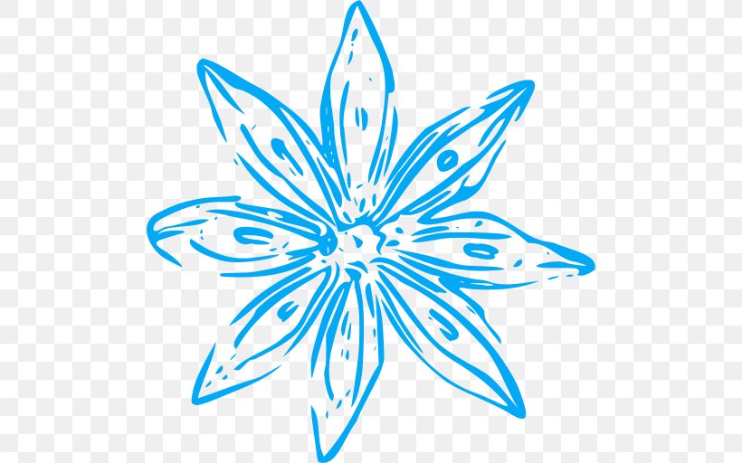 Clip Art Flower Floral Design Petal Free Content, PNG, 496x512px, Flower, Art, Blackandwhite, Blue, Cut Flowers Download Free