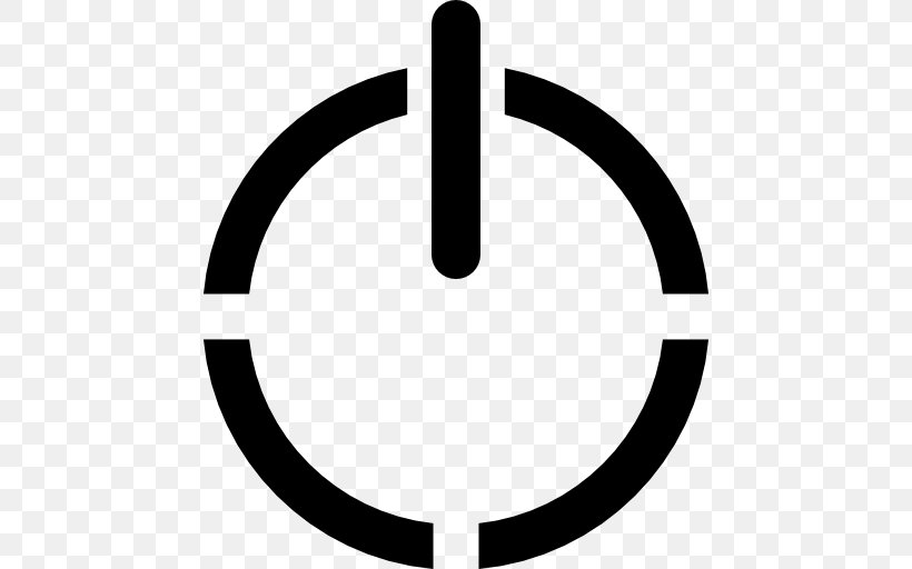 Power Symbol Arrow Sign, PNG, 512x512px, Symbol, Area, Black And White, Depositphotos, Paper Clip Download Free