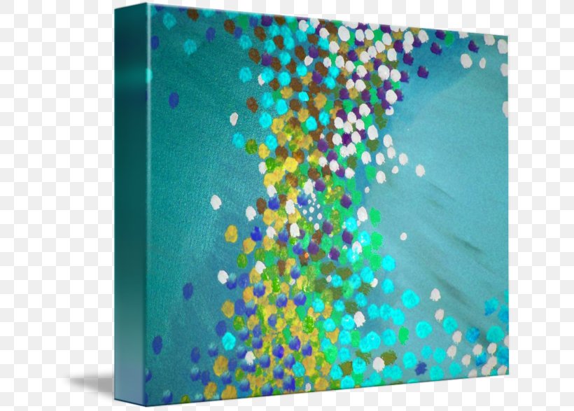 Gallery Wrap Canvas Art Turquoise Printmaking, PNG, 650x587px, Gallery Wrap, Aqua, Art, Canvas, Glitter Download Free