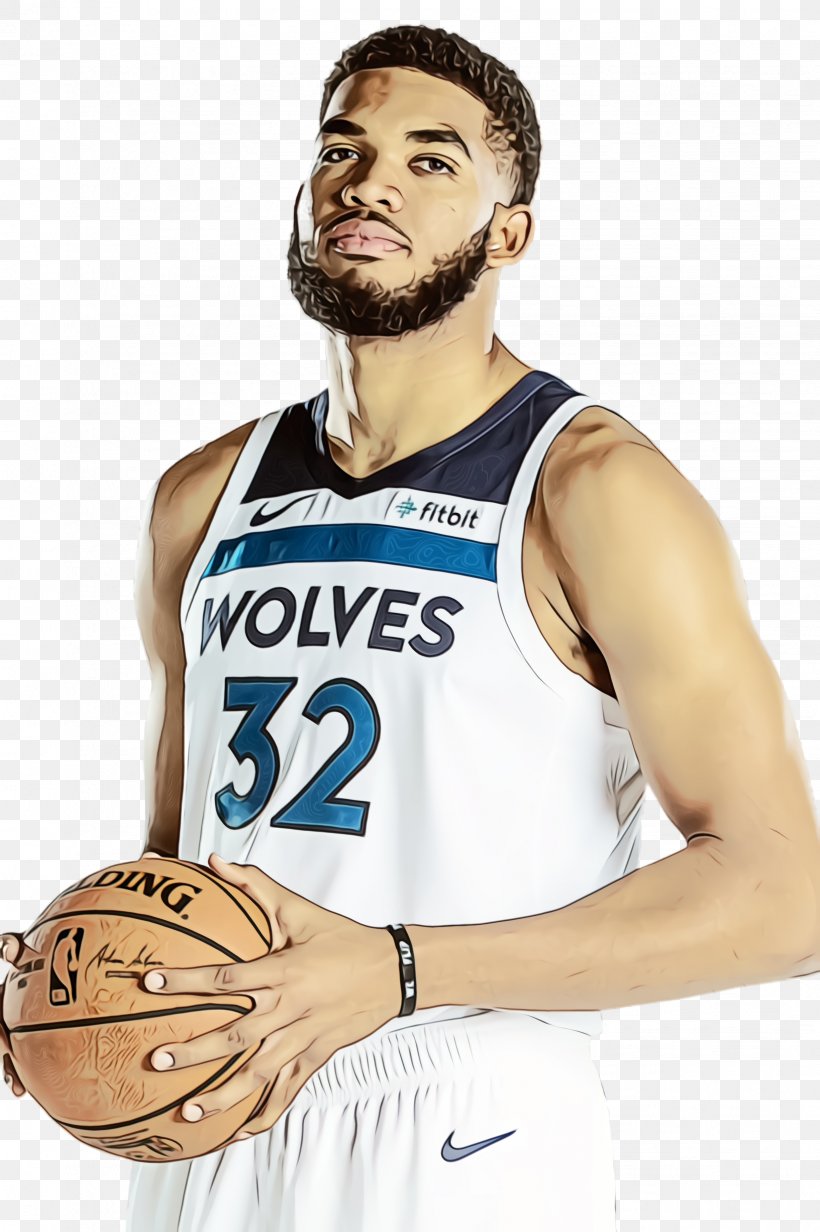 Karl-Anthony Towns, PNG, 1632x2452px, Watercolor, Arm, Ball, Ball Game, Basketball Download Free