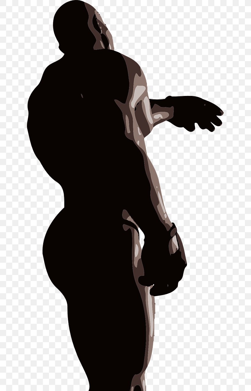 Silhouette Bodybuilding Photography, PNG, 643x1280px, Silhouette, Black, Bodybuilding, Digital Image, Drawing Download Free