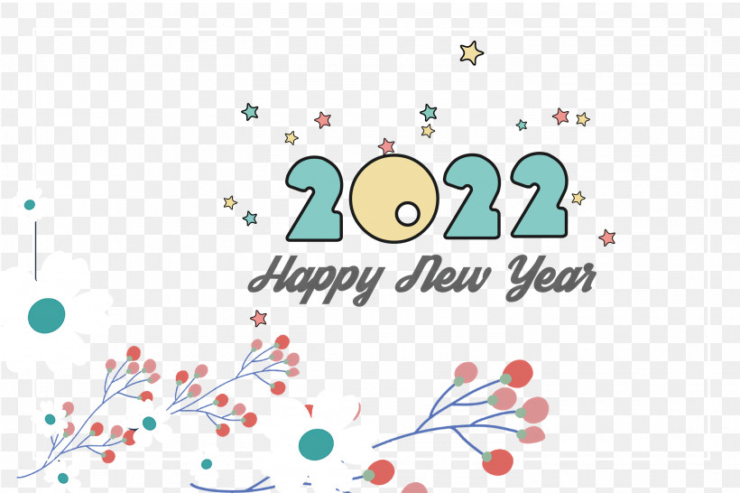 2022 Happy New Year 2022 New Year 2022, PNG, 3000x2000px, Happy New Year, Cartoon, Diwali, Holiday, Logo Download Free