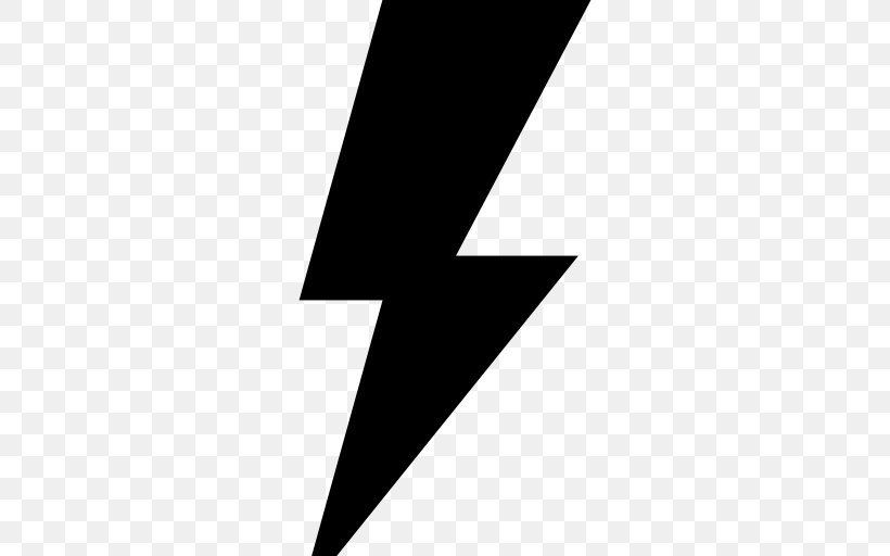 Symbol Lightning, PNG, 512x512px, Symbol, Black, Black And White, Brand, Energy Download Free