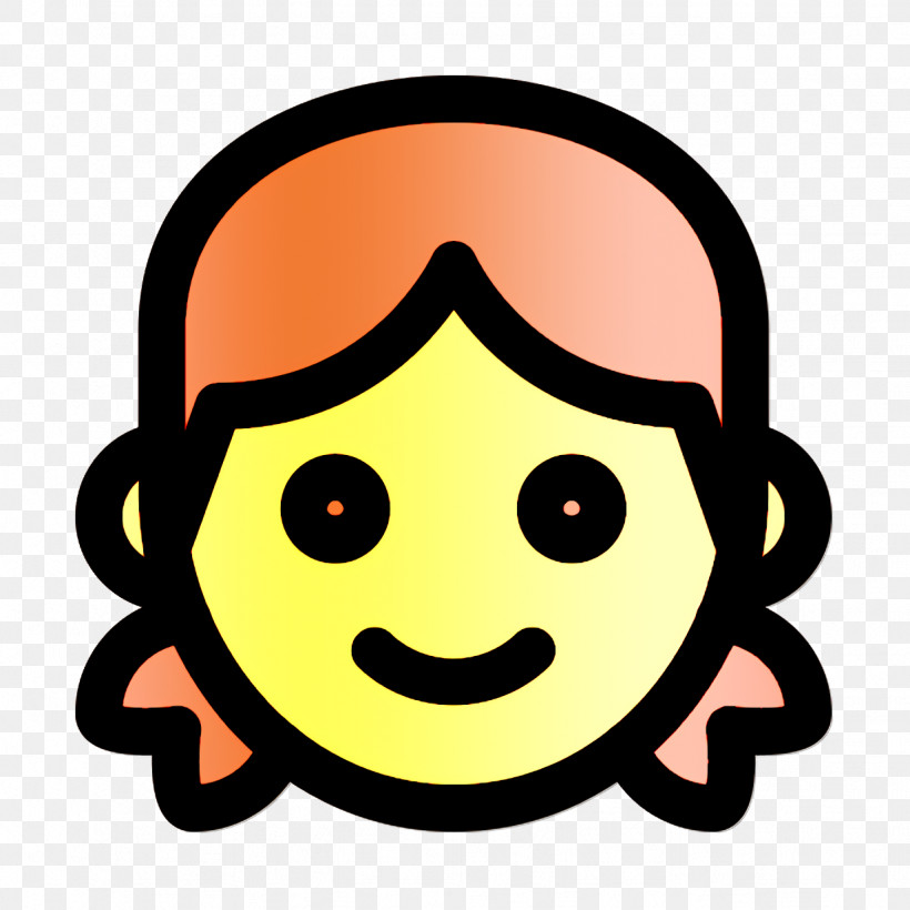 Girl Icon Smiley And People Icon Emoji Icon, PNG, 1232x1232px, Girl Icon, Emoji Icon, Meter, Smiley, Smiley And People Icon Download Free